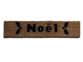 Nerdy Noel skinny coir doormat