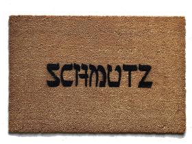 schmutz yiddish doormat judaica jewish Hanukkah