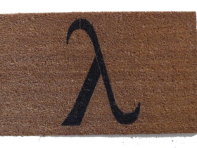 Lambda LGBTQ Gay pride doormat