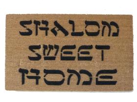 Shalom Sweet Home™ Jewish Hanukkah doormat