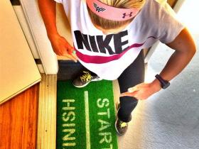 START FINISH runners doormat