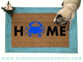 Home maryland crab funny doormat