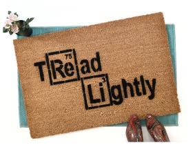 Periodic Table Tread Lightly doormat Breaking Bad funny science nerd gift