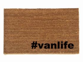 #vanlife hashtag doormat