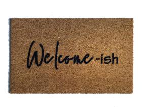 Welcome-ish doormat funny go away coir mat