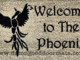 welcome to the Phoenix firebird doormat