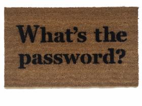 What's the Password doormat nerdy doormat