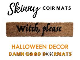 Funny "Witch Please" Halloween doormat