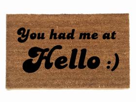 You had me at Hello, Funny, Jerry Maguire doormat, welcome, housewarming,  Welco