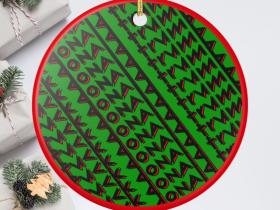 FDT Green Ceramic Ornament - Christmas Tree Decoration