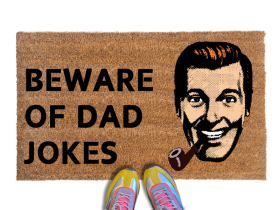 Beware of Dad Jokes | "Bobb" Dobbs doormat