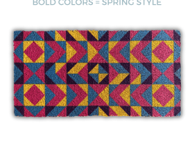 Modern Spring Doormat 