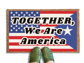Bad Bunny | Together, We Are America | Puerto Rican + American Flags 