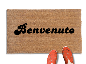 Benvenuto Italian doormat