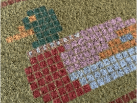 Preppy 80's Duck door mat 