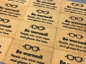 Cool glasses doormat