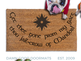 Lord of the RINGS THEMED DOORMAT