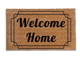 Art Deco Welcome Home doormat